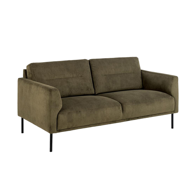 Canapé GRAHAM coloris vert olive 3 places