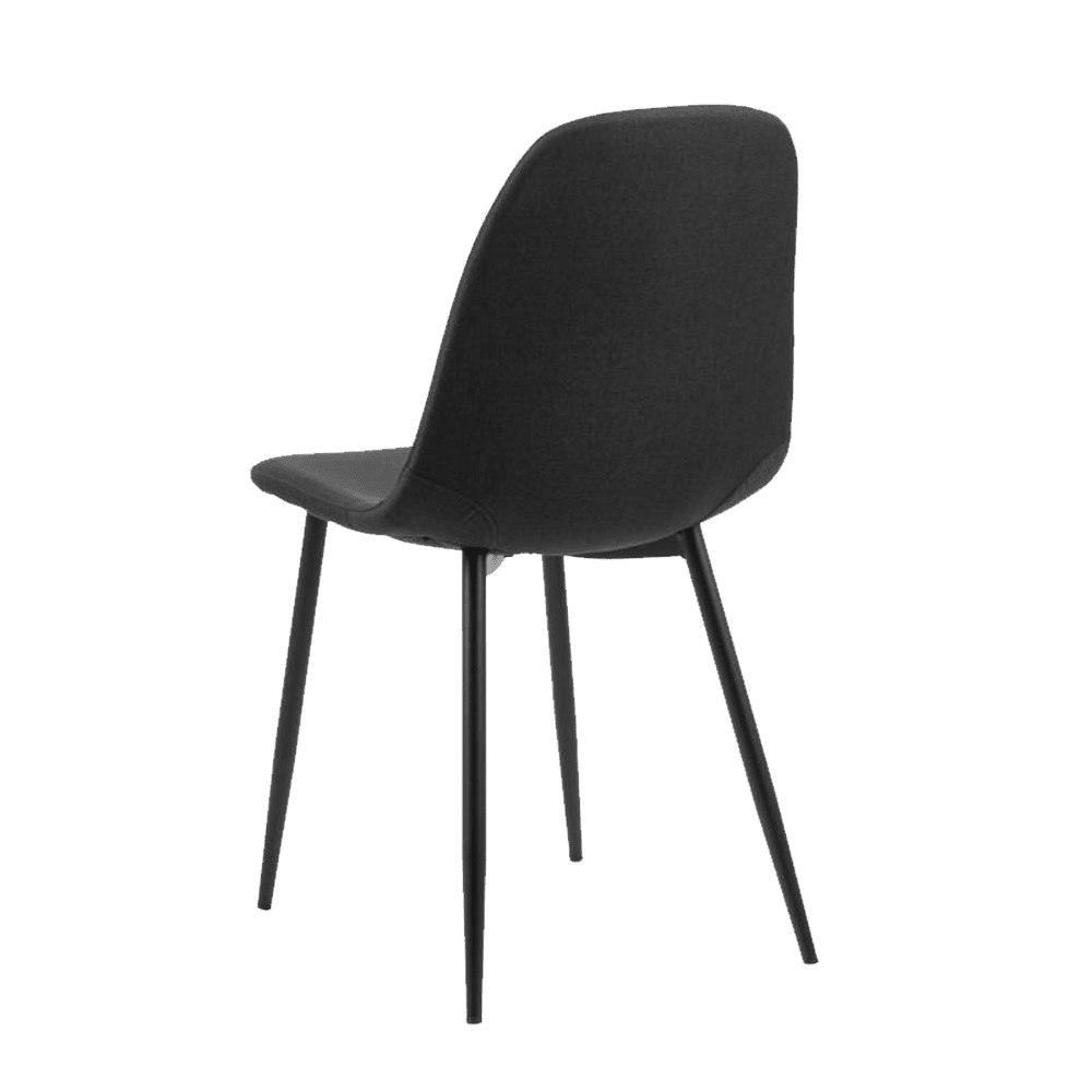 Chaise Pia Noir 1 place