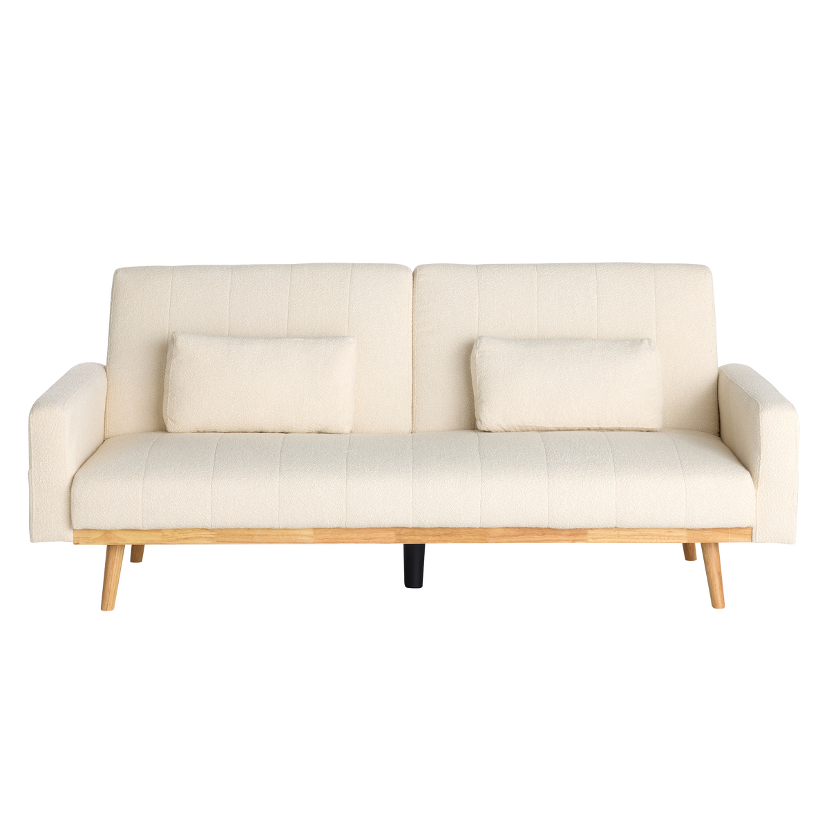 4MURS Canapé convertible clic-clac Liv Naturel 3 places