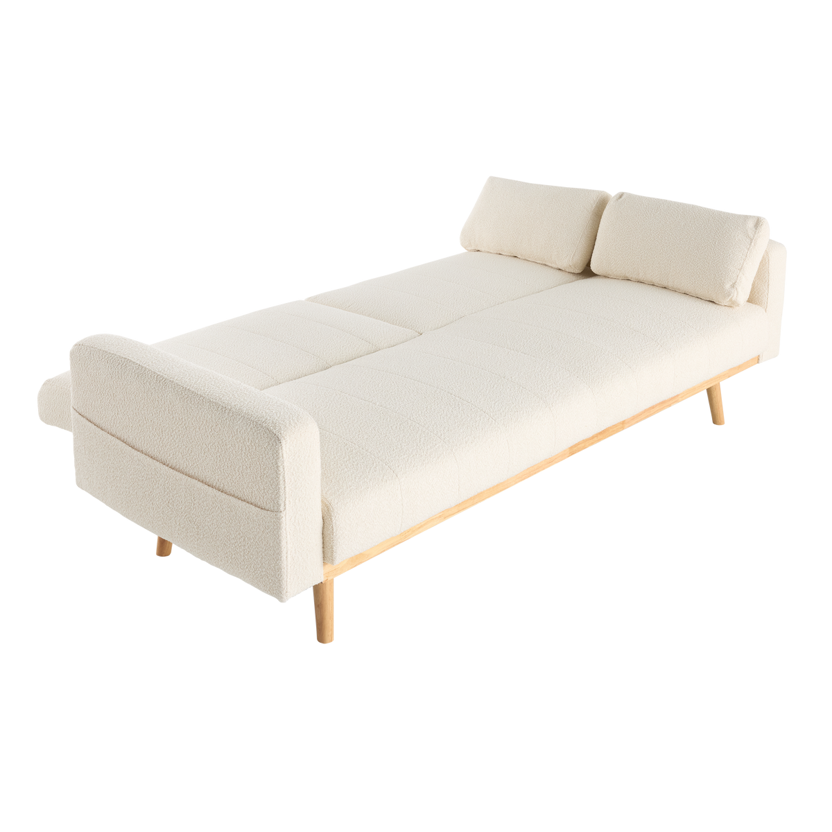 4MURS Canapé convertible clic-clac Liv Naturel 3 places