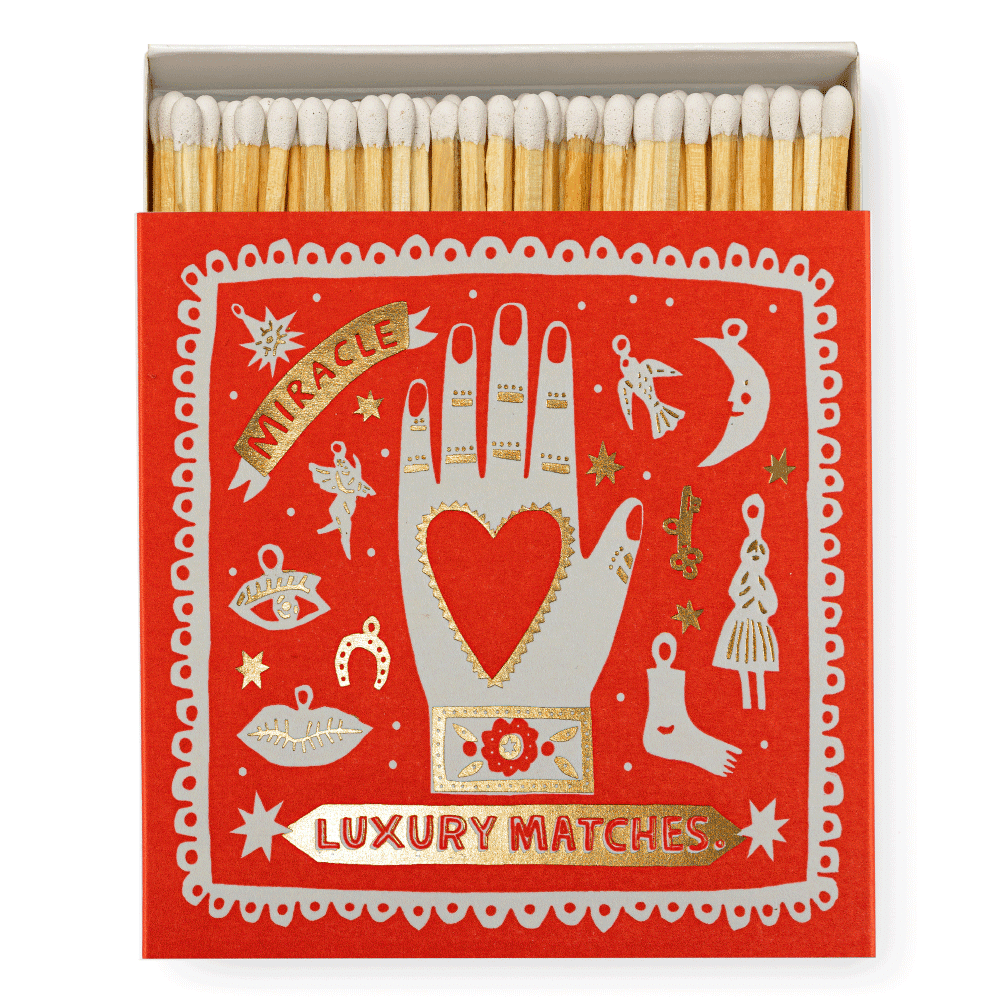 ARCHIVIST Allumettes Miracle luxury matches Rouge
