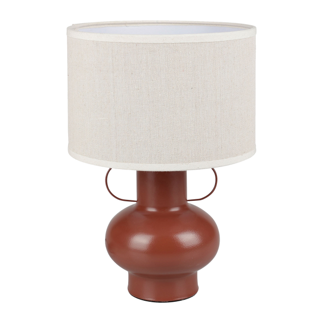 Ostaria Lampe à poser AMPHORE coloris terracotta 33 x 22 cm