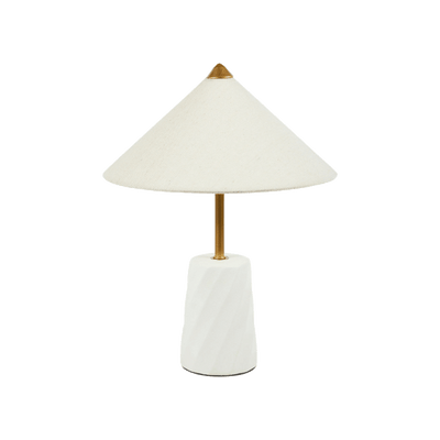 OSTARIA Lampe à poser Meringa Blanc