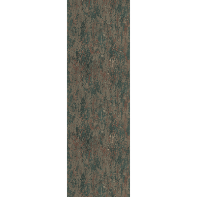 4MURS Papier peint intissé Brock Vert mousse et rouille