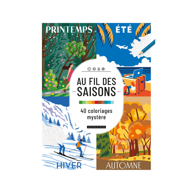 Coloriage AU FIL DES SAISONS