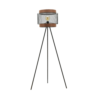 SEYNAVE Lampadaire Taiga Noir et chêne