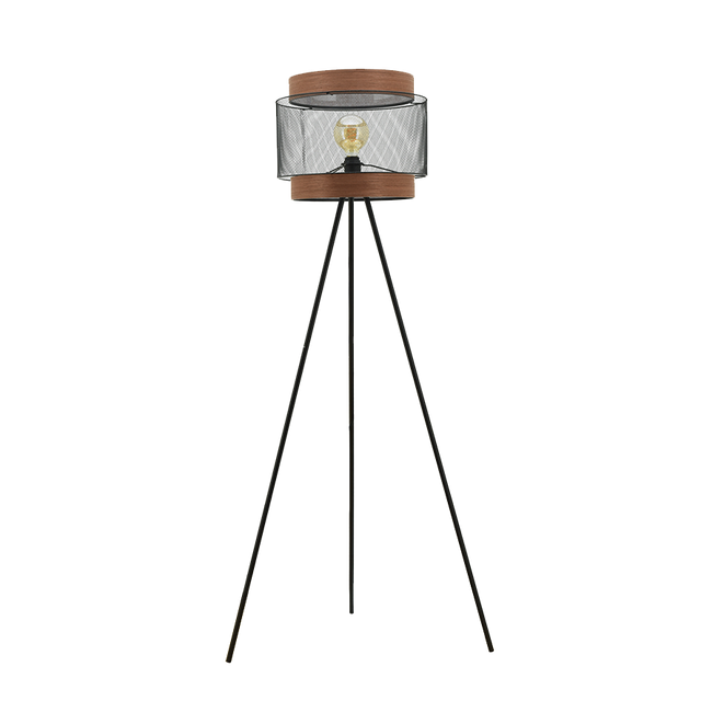 SEYNAVE Lampadaire TAIGA coloris noir et chêne