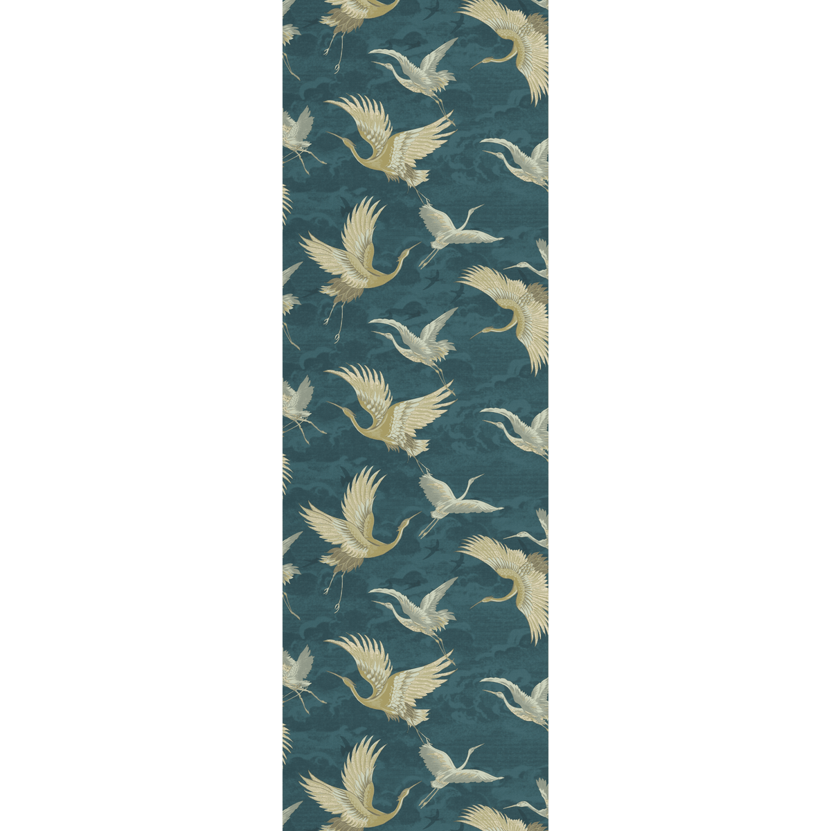 Papier peint intissé Tsuru Bleu nuit