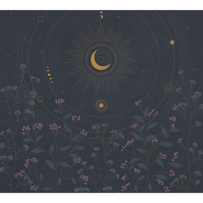 4MURS Papier peint panoramique XL Elior Bleu nuit