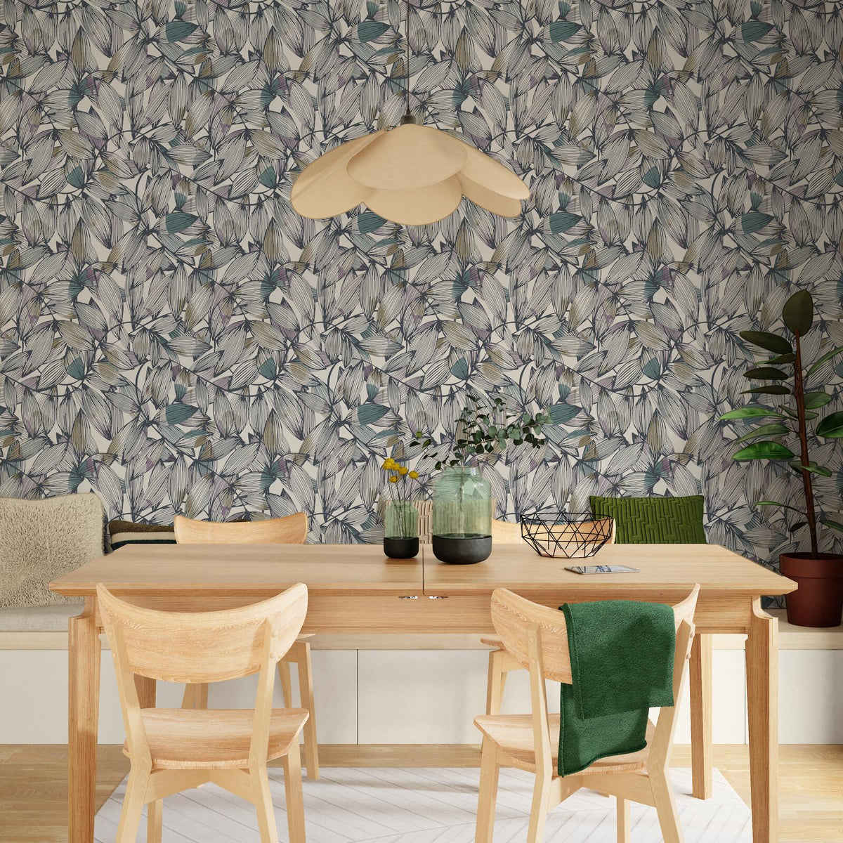 4MURS Papier peint intissé Lucille Multicolore