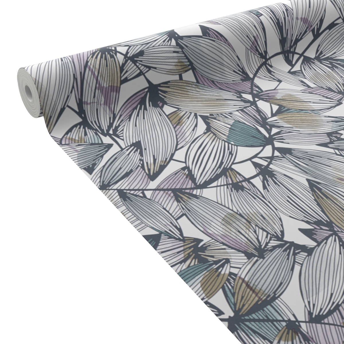 4MURS Papier peint intissé Lucille Multicolore