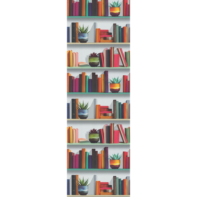 Papier peint intissé BIBLIOTECA coloris multicolore