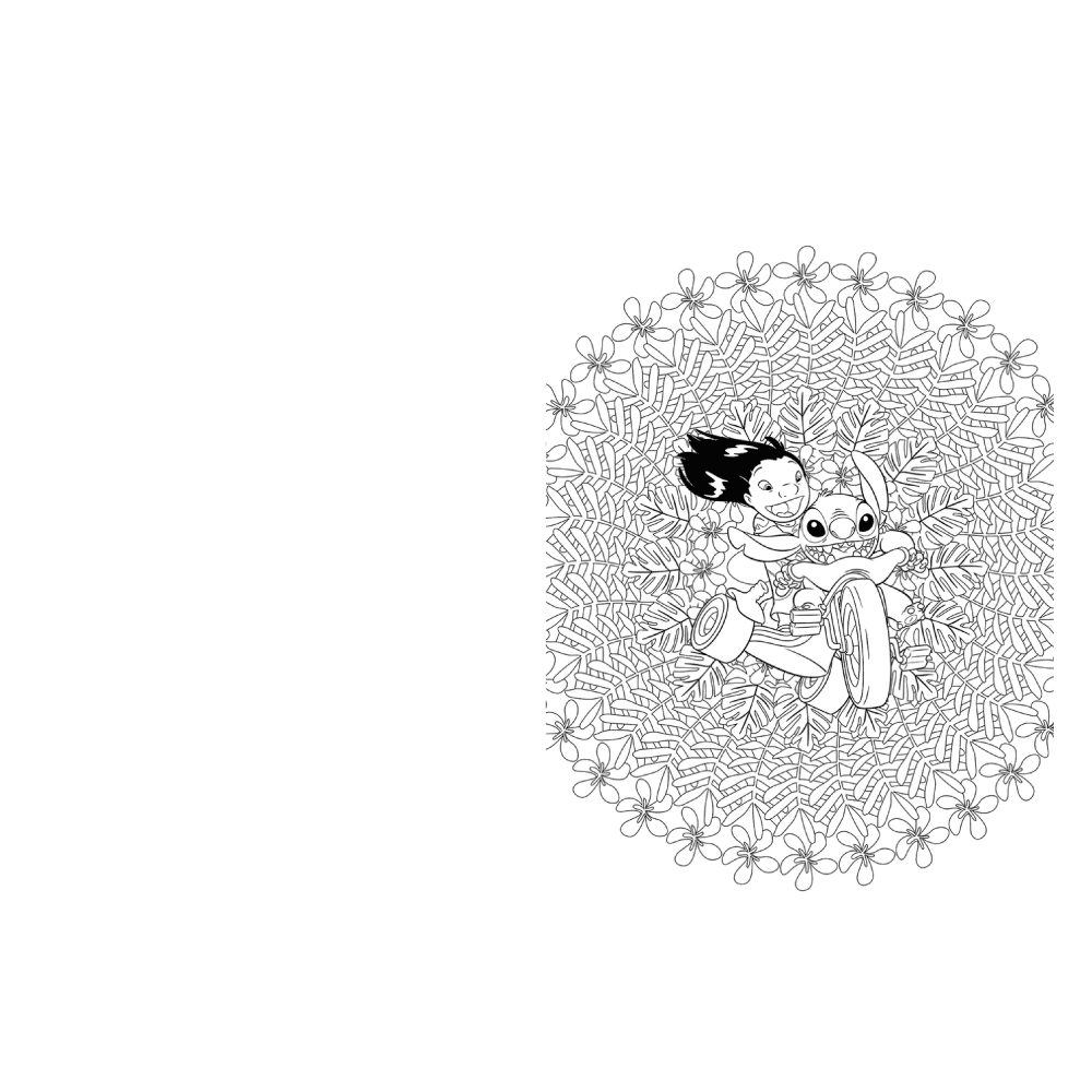 HACHETTE PRATIQUE Coloriage 100% stitch Bleu