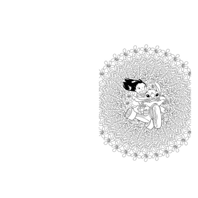 HACHETTE PRATIQUE Coloriage 100% stitch Bleu