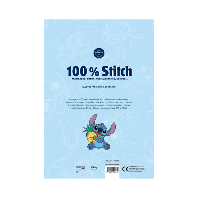 Hachette Pratique Coloriage 100% STITCH