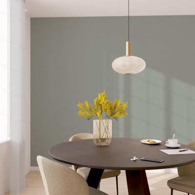 4MURS Papier peint vinyle Podium Vert de gris Trame