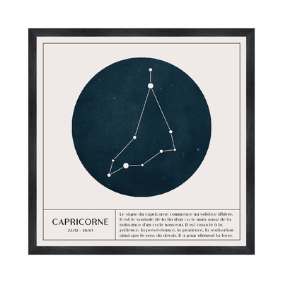 4MURS Tableau Capricorne Blanc