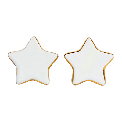 Patère Étoile Blanc