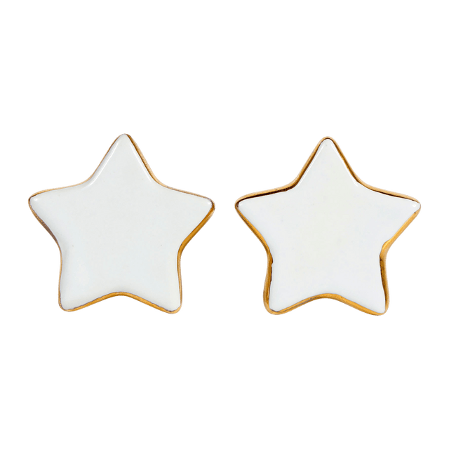 Patère ÉTOILE coloris blanc