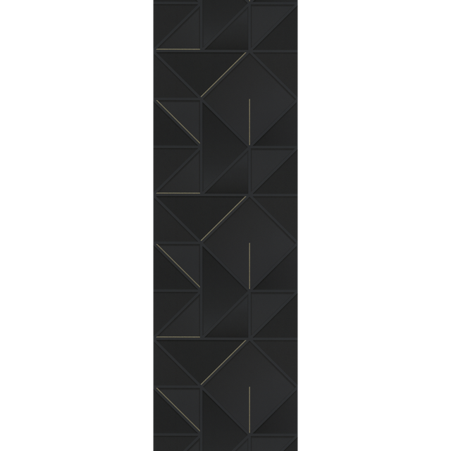 4MURS Papier peint intissé GRANT coloris noir et or