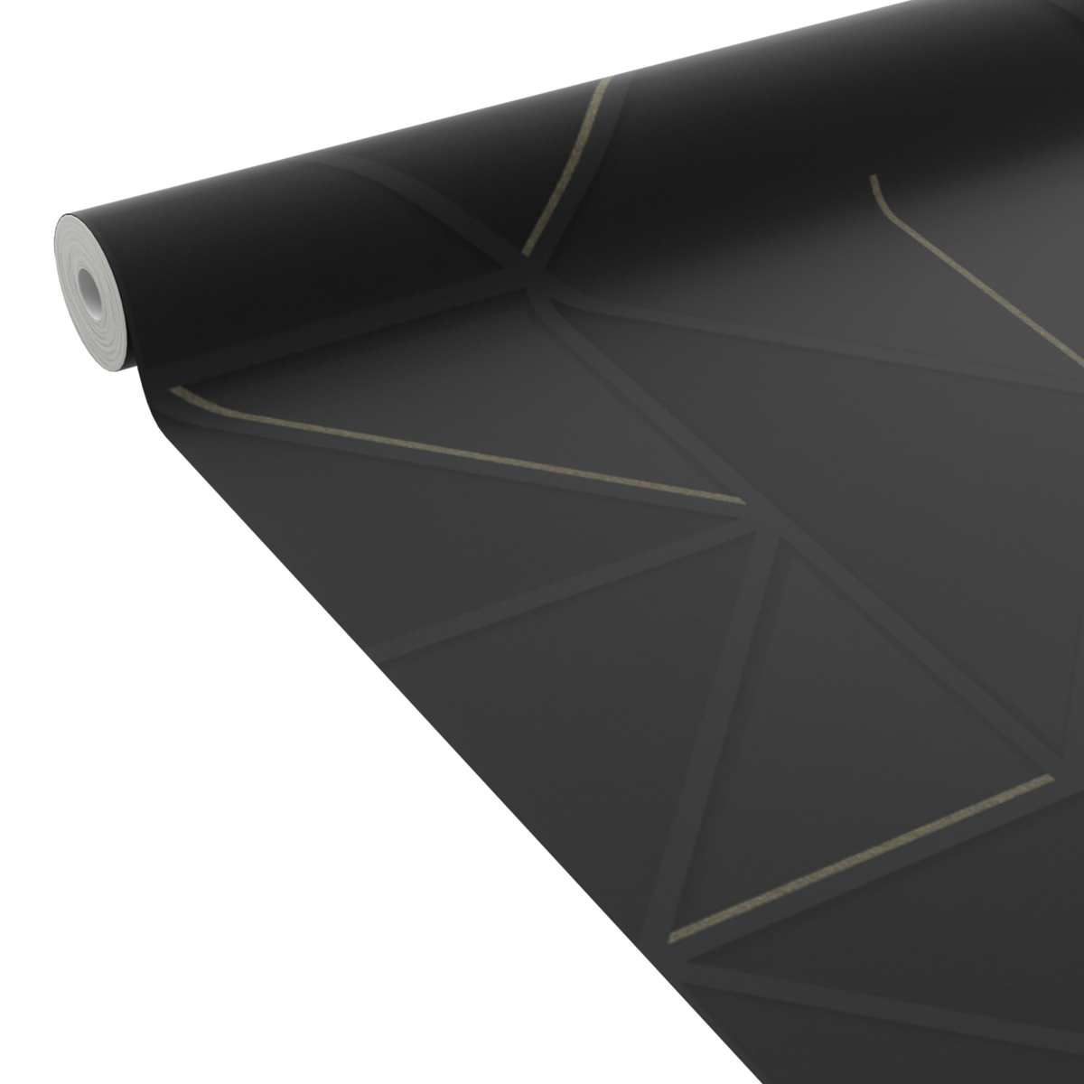 4MURS Papier peint intissé Grant Noir et or