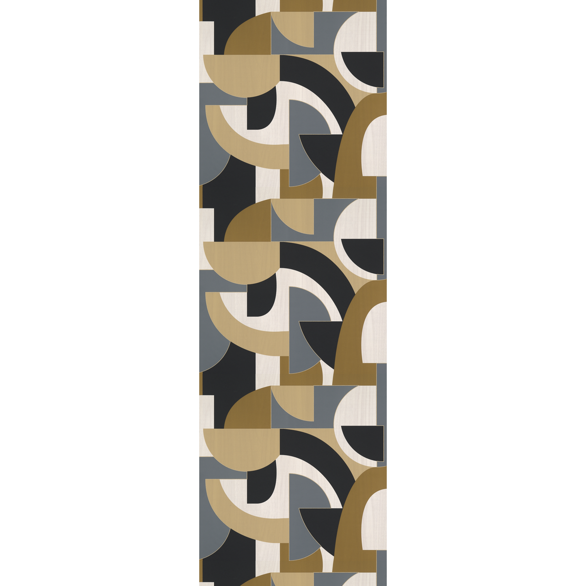 Papier peint intissé Foster Brun et gris