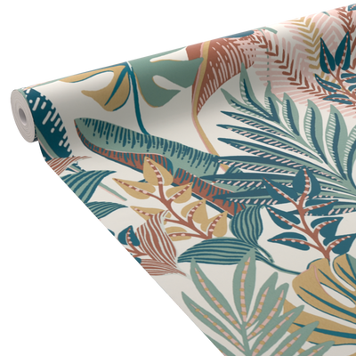 Papier peint intissé Allison Multicolore