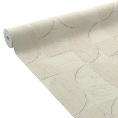 4MURS Papier peint intissé Kenley Beige chaud
