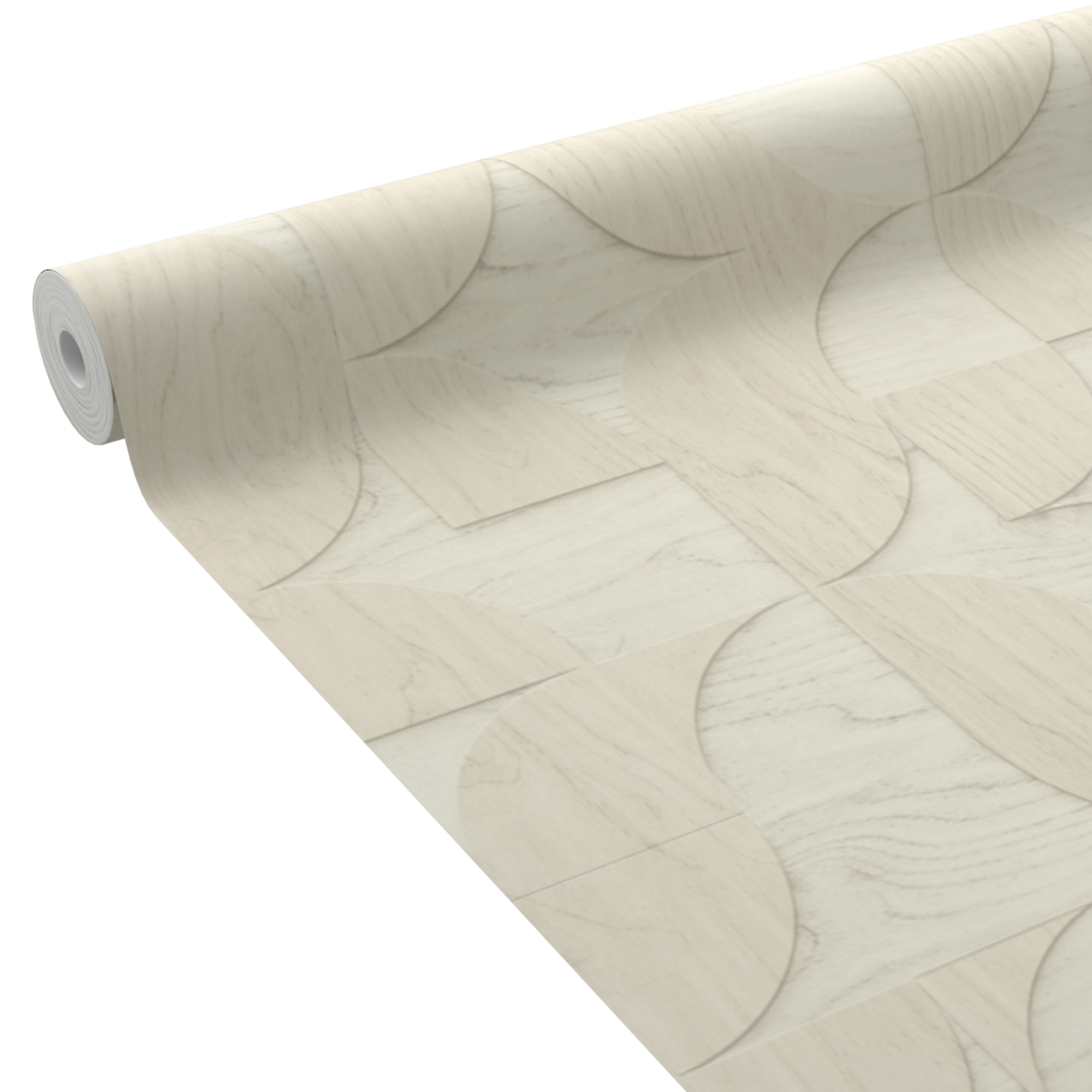 4MURS Papier peint intissé Kenley Beige chaud