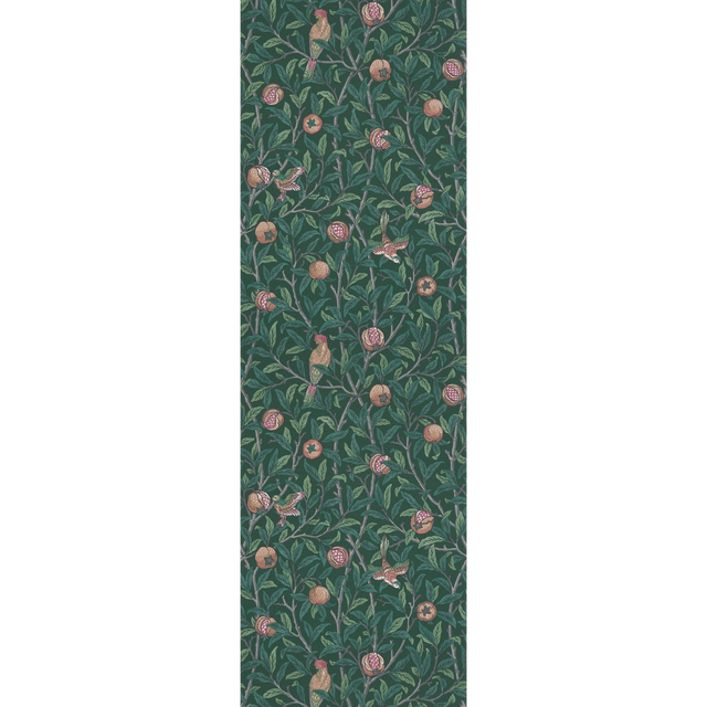 William Morris at Home Papier peint intissé POMEGRANATE Vert foncé