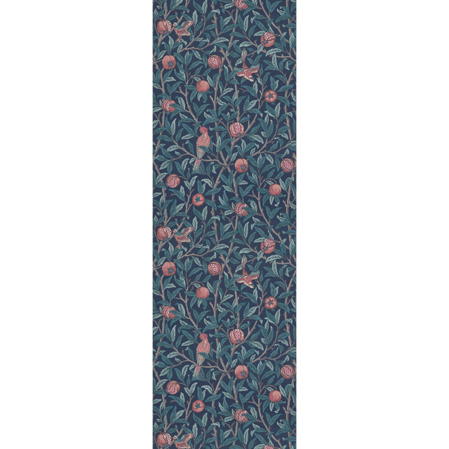 William Morris at Home Papier peint intissé POMEGRANATE bleu nuit