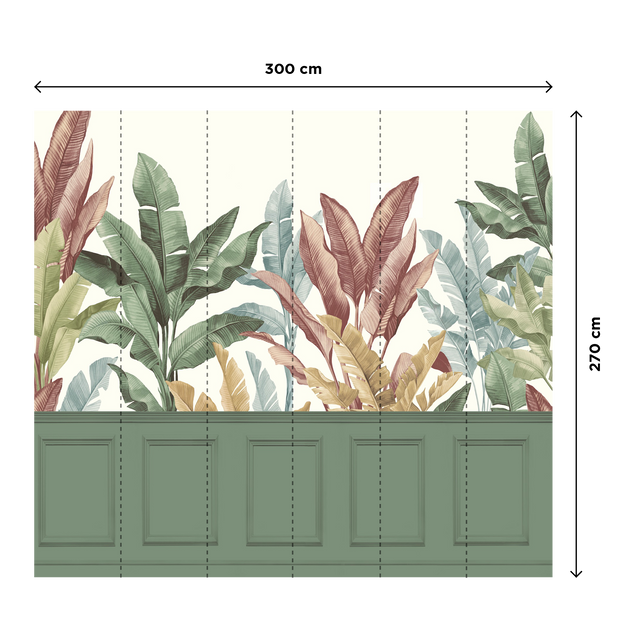 4MURS Papier peint panoramique XL JAMAICA XL 300 x 270 cm