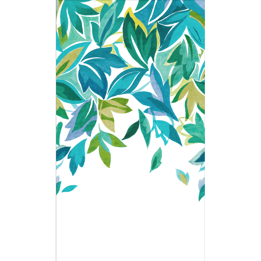 4MURS Papier peint panoramique L Natalia Bleu-vert Satiné