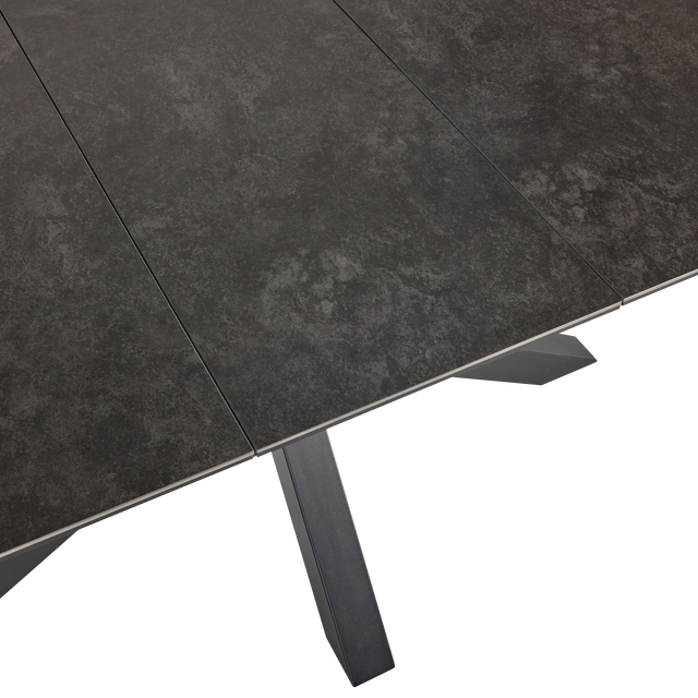 Table extensible ADAM coloris noir 90 x 168 cm