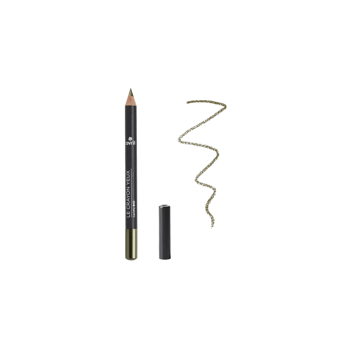 AVRIL Crayon yeux Vert camouflage Kaki 1G