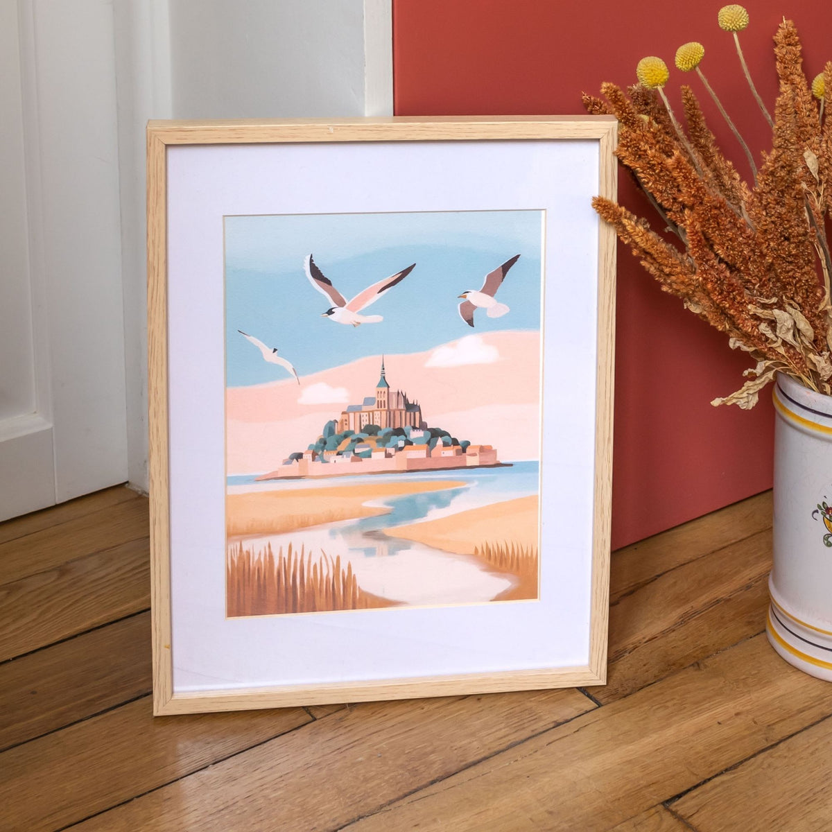 LA PETITE ÉPICERIE Peinture par numéros Mont saint-michel Multicolore