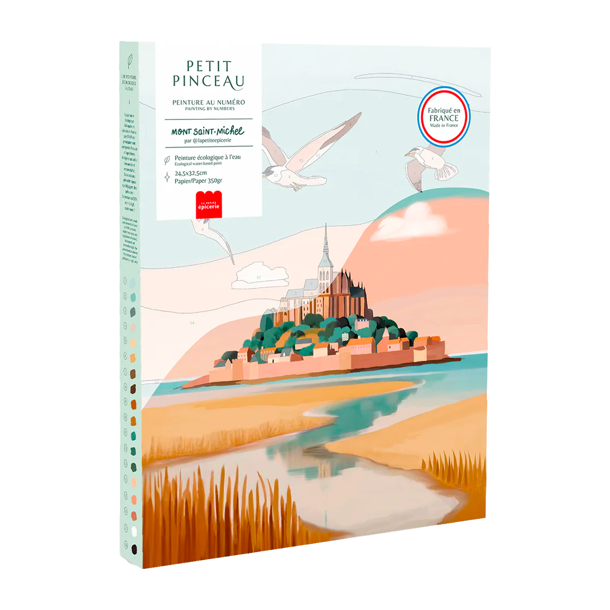LA PETITE ÉPICERIE Peinture par numéros Mont saint-michel Multicolore