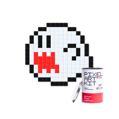 PIXEL CORNER Kit création Pixel art pix-a -boo Blanc