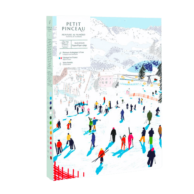 La Petite Epicerie Peinture par numéros SKIING AMONG MONTAINS