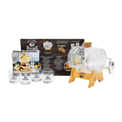 Coffret verres Culture rhum Transparent