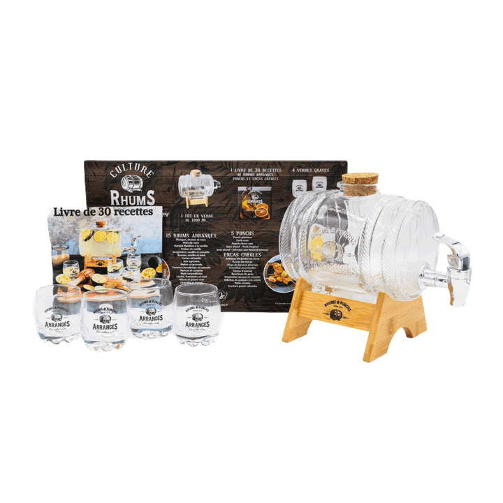 Coffret verres Culture rhum Transparent