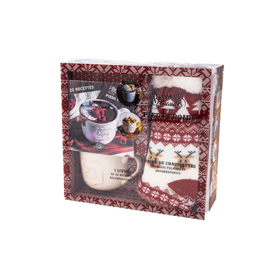Coffret tasses Bien dans mes chaussettes Rouge