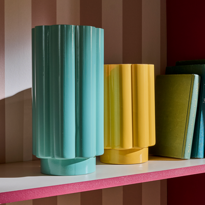 Vase Flore Bleu, vert