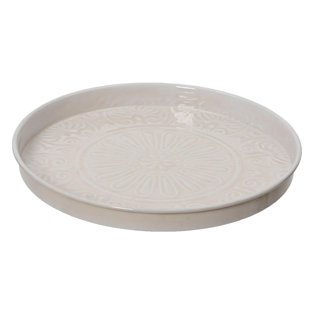 Plateau décoratif ELIRIS coloris beige