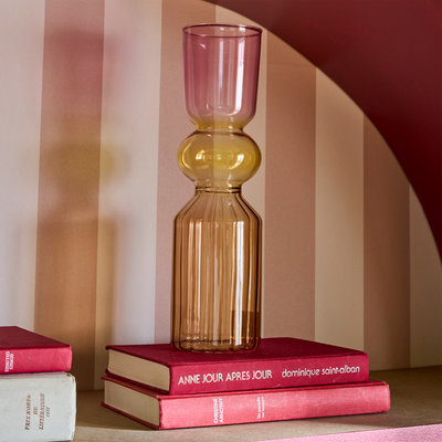 Vase Monin Jaune, rose