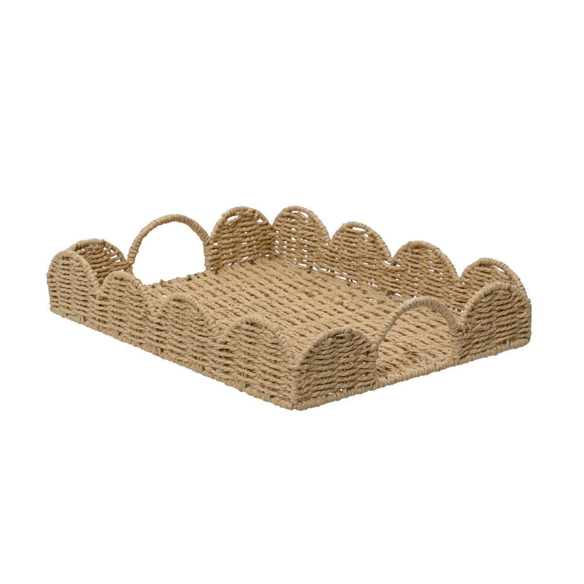 Plateau décoratif Ondulé Beige