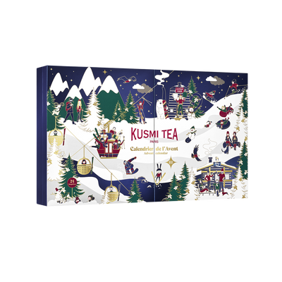 KUSMI TEA Calendrier de l'Avent Noël à la montagne