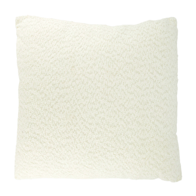 Coussin GAÏA coloris beige ficelle 45 x 45 cm