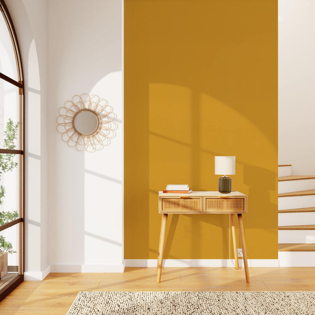 Papier peint intissé MALYA coloris ocre