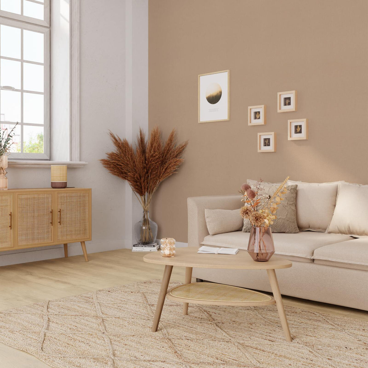 Papier peint intissé Malya Nude Trame